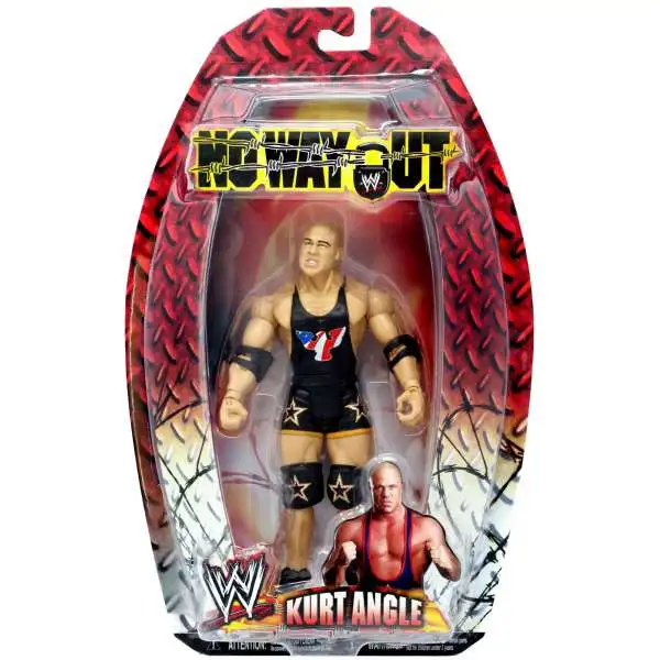 WWE Wrestling Pay Per View Series 12 No Way Out Kurt Angle Action Figure