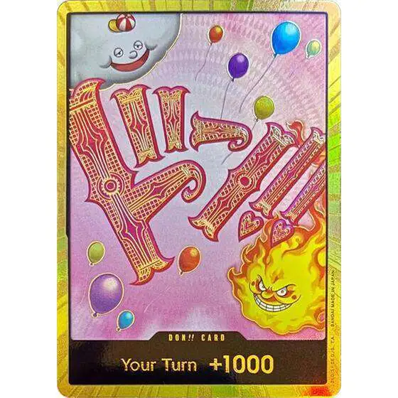 One Piece Trading Card Game Premium Booster DON!! DON!! Card - Big Mom [Gold]
