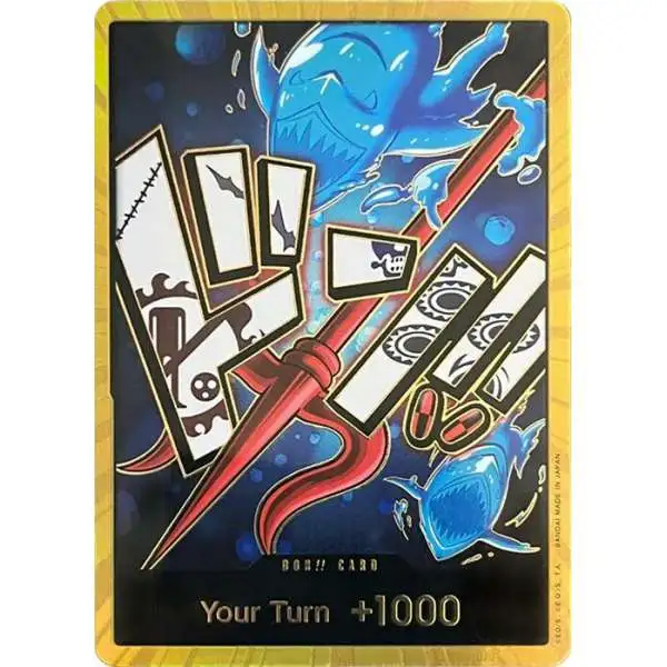 One Piece Trading Card Game Premium Booster DON!! DON!! Card - Hody Jones [Gold]
