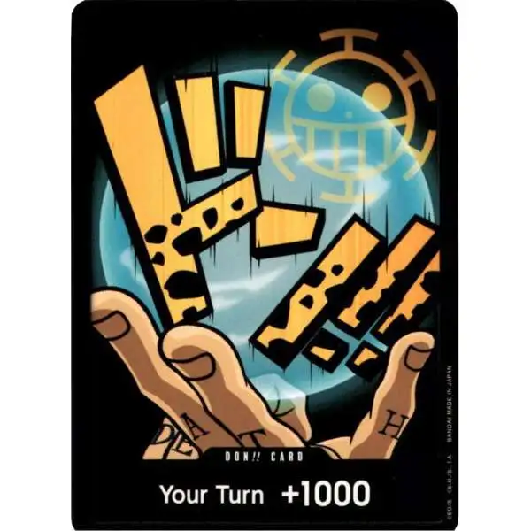One Piece Trading Card Game Premium Booster DON!! DON!! Card - Trafalgar Law