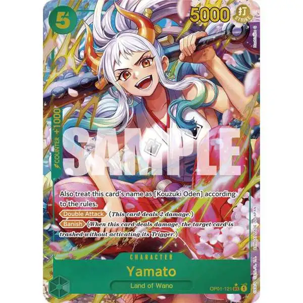 yamato secret rare card OP13-054 : Super Alternative Art English One Piece TCG : OP13: Carrying on His Will SR Number One Piece Trading Card Game