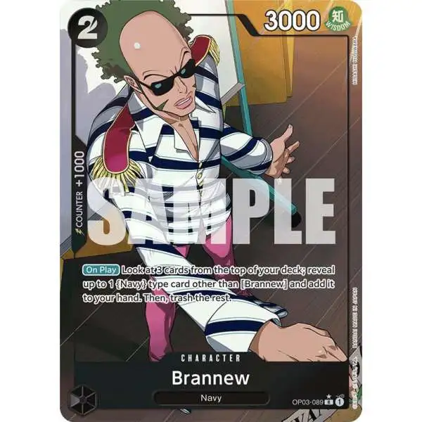 One Piece Trading Card Game Premium Booster Rare Brannew OP03-089 [Full Art]