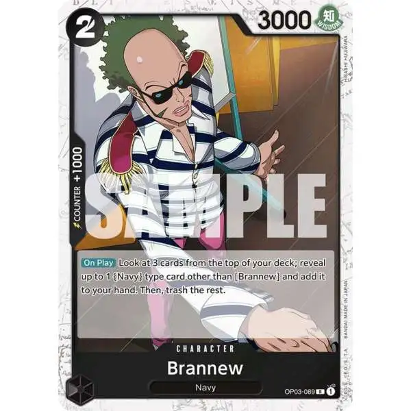 One Piece Trading Card Game Premium Booster Rare Brannew OP03-089 [Jolly Roger Foil]