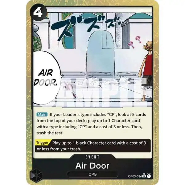 One Piece Trading Card Game Premium Booster Uncommon Air Door OP03-094 [Textured Foil]
