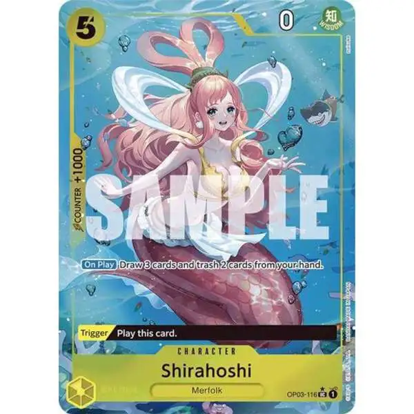 One Piece Trading Card Game Premium Booster Uncommon Shirahoshi OP03-116 [Full Art]