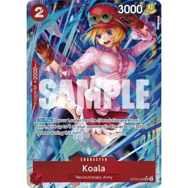 One Piece Trading Card Game Premium Booster Super Rare Koala OP05-006 [Alternate Art]