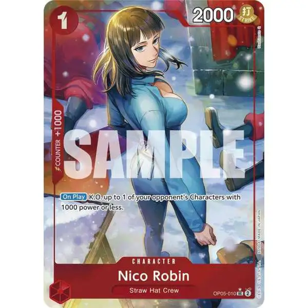 One Piece Trading Card Game Premium Booster Uncommon Nico Robin OP05-010 [Full Art]
