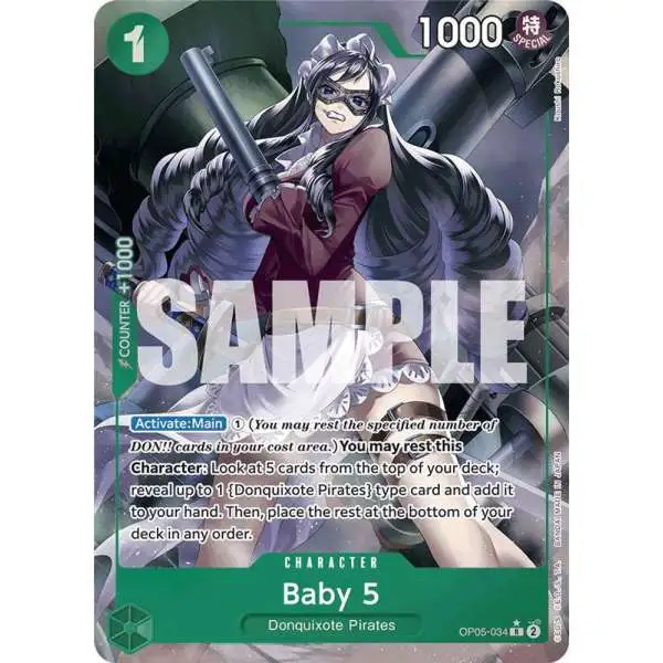 One Piece Trading Card Game Premium Booster Rare Baby 5 OP05-034 [Full Art]