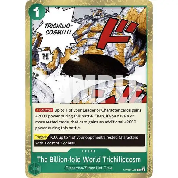 One Piece Trading Card Game Premium Booster Uncommon The Billion-fold World Trichiliocosm OP06-038 [Jolly Roger Foil]
