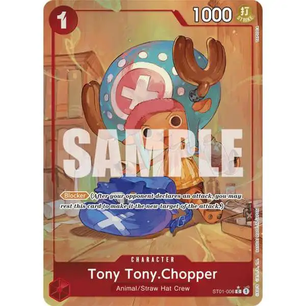 One Piece Trading Card Game Premium Booster Common Tony Tony.Chopper ST01-006 [Alternate Art] [Lightly Played]