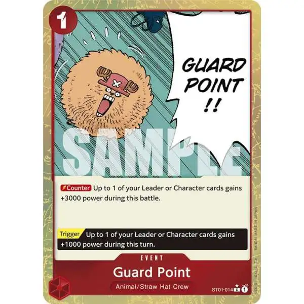 One Piece Trading Card Game Premium Booster Common Guard Point ST01-014 [Textured Foil]