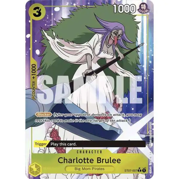 One Piece Trading Card Game Premium Booster Common Charlotte Brulee ST07-007 [Full Art]