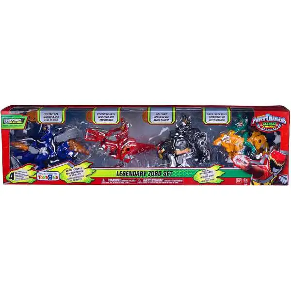 Power Rangers Dino Charge Legendary Zord Set Exclusive Action Figure 4-Pack