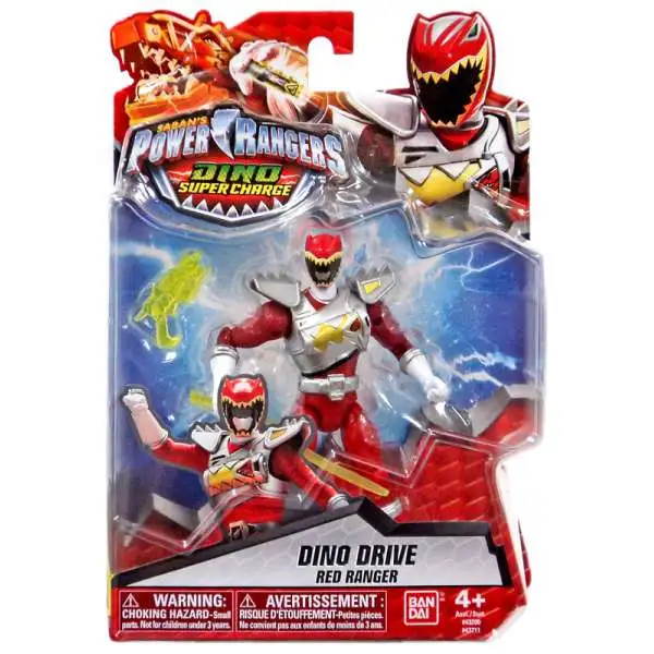 Power Rangers Dino Super Charge Dino Drive Red Ranger Action Figure