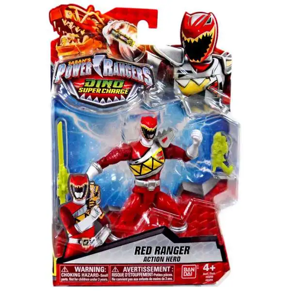 Power Rangers Dino Super Charge Red Ranger Action Hero Action Figure