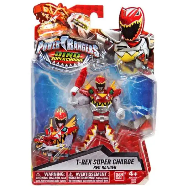 Power Rangers Dino Super Charge T-Rex Super Charge Red Ranger Action Figure