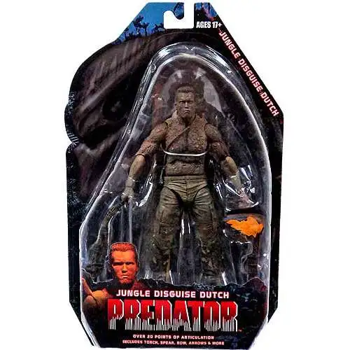 NECA Predator Series 9 Jungle Disguise Dutch 7 Action Figure - ToyWiz