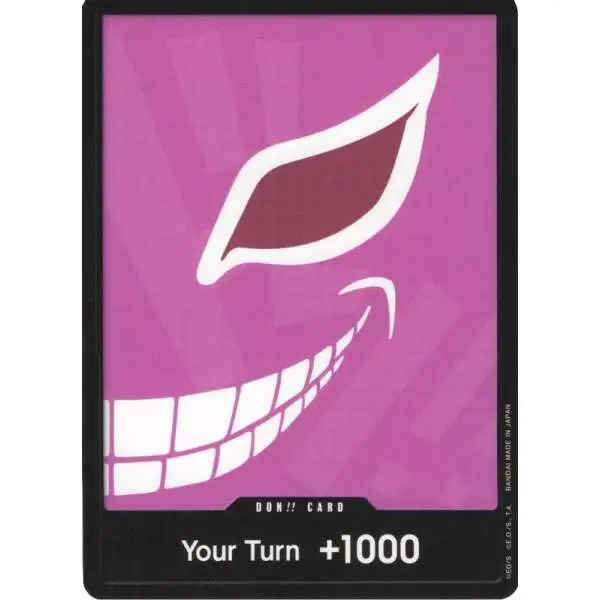 One Piece Trading Card Game Premium Booster: The Best DON!! DON!! Card [Donquixote Doflamingo FOIL]