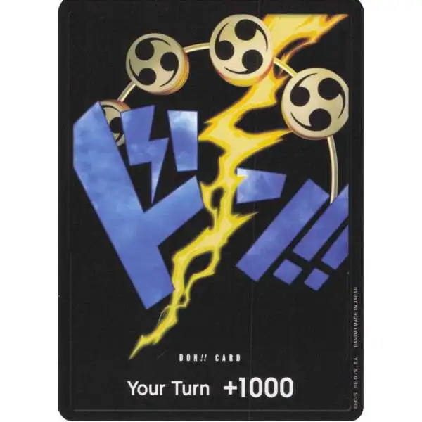 One Piece Trading Card Game Premium Booster: The Best DON!! DON!! Card [Enel FOIL]