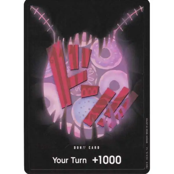 One Piece Trading Card Game Premium Booster: The Best DON!! DON!! Card [Katakuri FOIL]