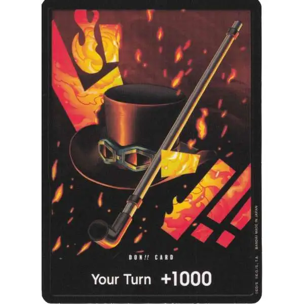 One Piece Trading Card Game Premium Booster: The Best DON!! DON!! Card [Sabo FOIL]