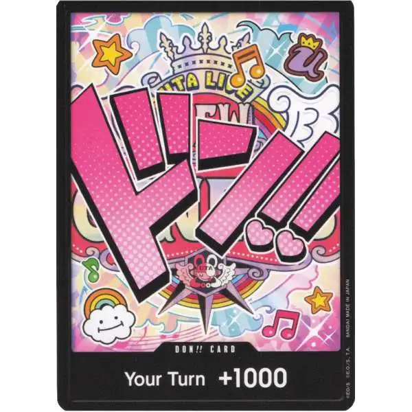One Piece Trading Card Game Premium Booster: The Best DON!! DON!! Card [Uta FOIL]