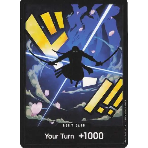 One Piece Trading Card Game Premium Booster: The Best DON!! DON!! Card [Zoro FOIL]