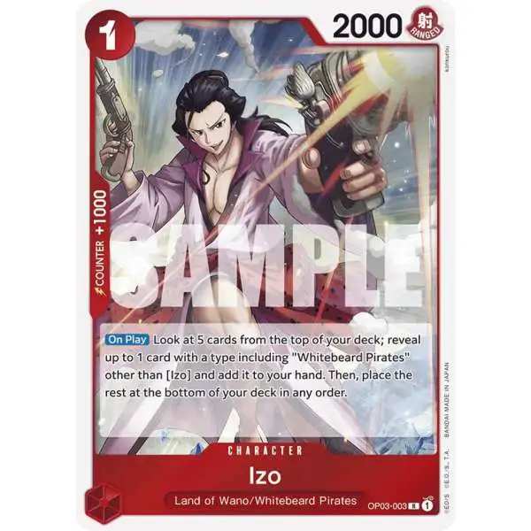 One Piece Trading Card Game Premium Booster Rare Izo OP03-003 [Reprint]