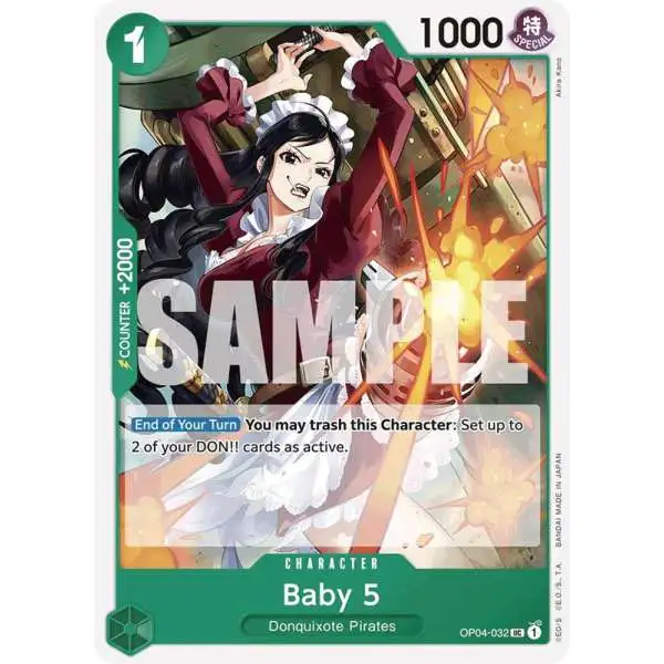 One Piece Trading Card Game Premium Booster Uncommon Baby 5 OP04-032 [Reprint]