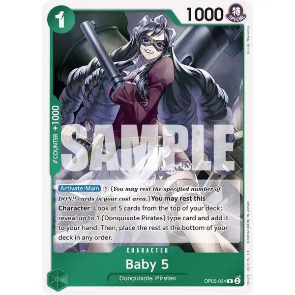 One Piece Trading Card Game Premium Booster Rare Baby 5 OP05-034 [Reprint]