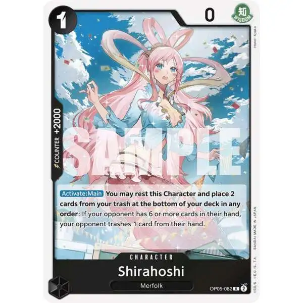 shirahoshi one piece card game P-091 Bashikou Extra Booster One Piece Trading Card Game