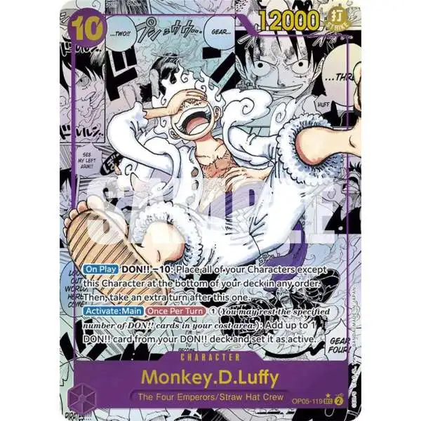 One Piece Trading Card Game Premium Booster Single Card Secret