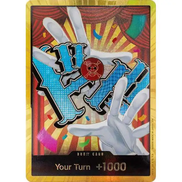 One Piece Trading Card Game Premium Booster -The Best- Vol. 2 DON!! DON!! Card [Buggy Gold]