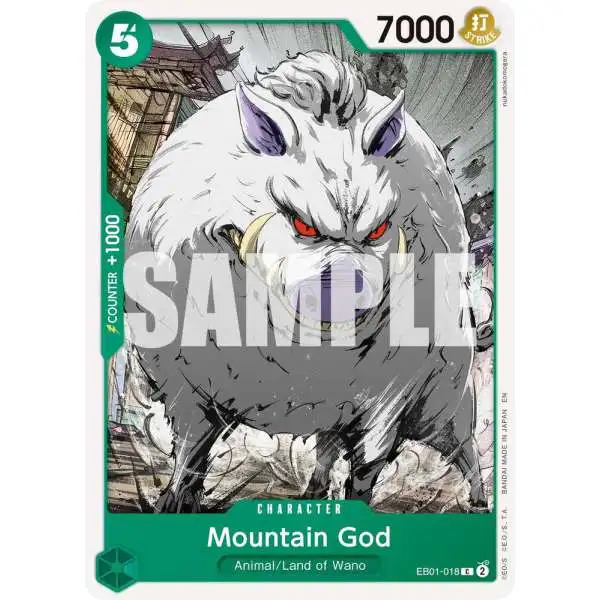 One Piece Trading Card Game Premium Booster -The Best- Vol. 2 Common Mountain God EB01-018 [Reprint]