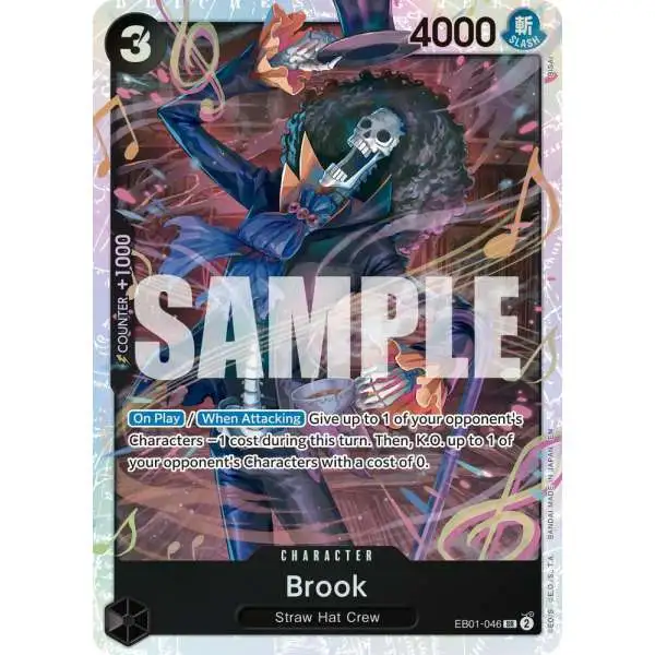 One Piece Trading Card Game Premium Booster -The Best- Vol. 2 Super Rare Brook - EB01-046 EB01-046 [Reprint]