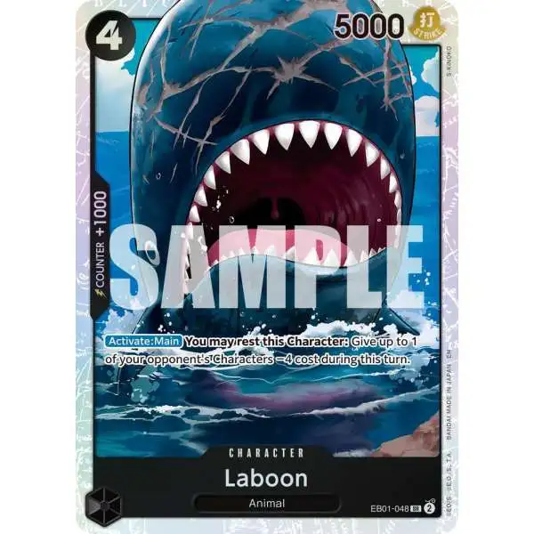 One Piece Trading Card Game Premium Booster -The Best- Vol. 2 Super Rare Laboon EB01-048 [Reprint]