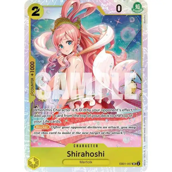 One Piece Trading Card Game Premium Booster -The Best- Vol. 2 Super Rare Shirahoshi EB01-057 [Reprint]