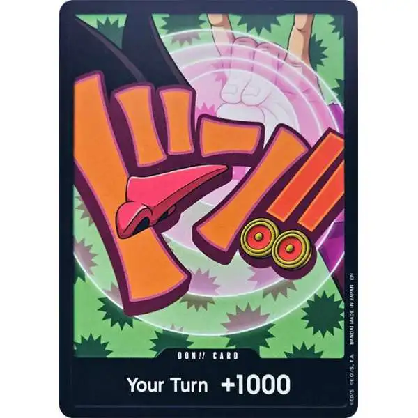 One Piece Trading Card Game Premium Booster -The Best- Vol. 2 DON!! DON!! Card [Foxy]