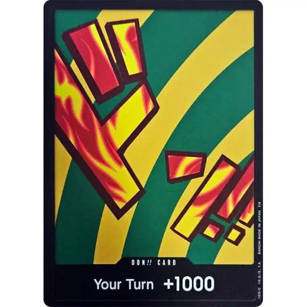 One Piece Trading Card Game Premium Booster -The Best- Vol. 2 FOIL DON!! Card [Hannyabal]