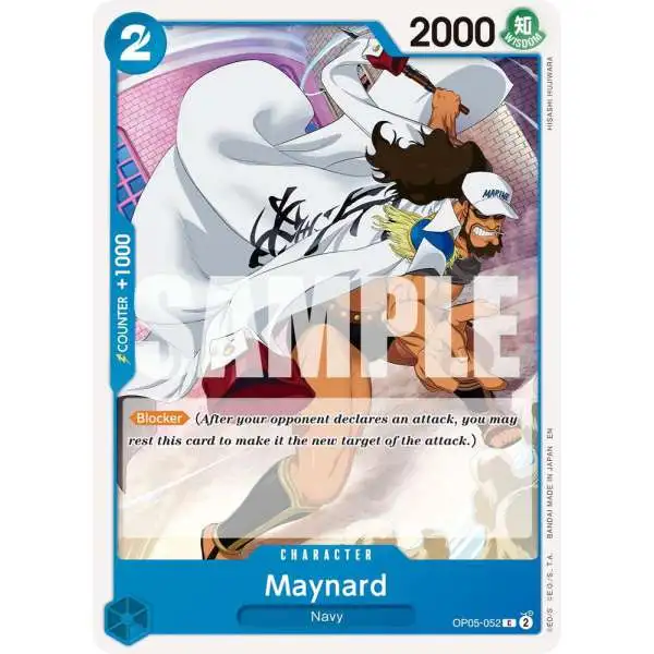 One Piece Trading Card Game Premium Booster -The Best- Vol. 2 Common Maynard OP05-052 [Reprint]