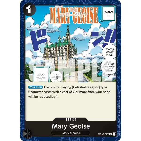 One Piece Trading Card Game Premium Booster -The Best- Vol. 2 Common Mary Geoise OP05-097 [Reprint]