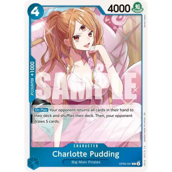 One Piece Trading Card Game Premium Booster -The Best- Vol. 2 Rare Charlotte Pudding OP06-047 [Reprint]