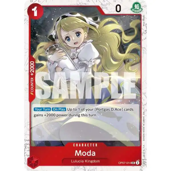 One Piece Trading Card Game Premium Booster -The Best- Vol. 2 Uncommon Moda OP07-014 [Pirate Foil]