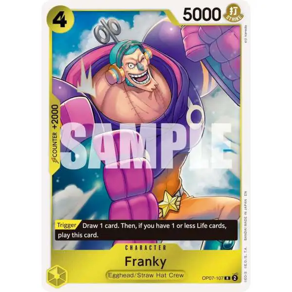 One Piece Trading Card Game Premium Booster -The Best- Vol. 2 Rare Franky - OP07-107 OP07-107 [Reprint]