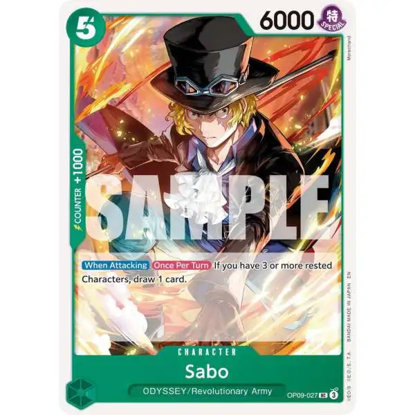 One Piece Trading Card Game Premium Booster -The Best- Vol. 2 Uncommon Sabo - OP09-027 OP09-027 [Reprint]