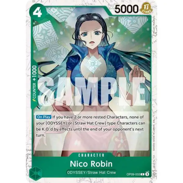 One Piece Trading Card Game Premium Booster -The Best- Vol. 2 Common Nico Robin - OP09-033 OP09-033 [Pirate Foil]