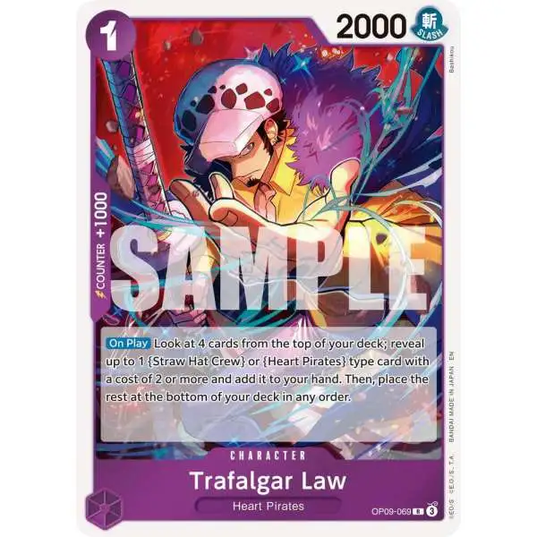 One Piece Trading Card Game Premium Booster -The Best- Vol. 2 Rare Trafalgar Law - OP09-069 OP09-069 [Reprint]