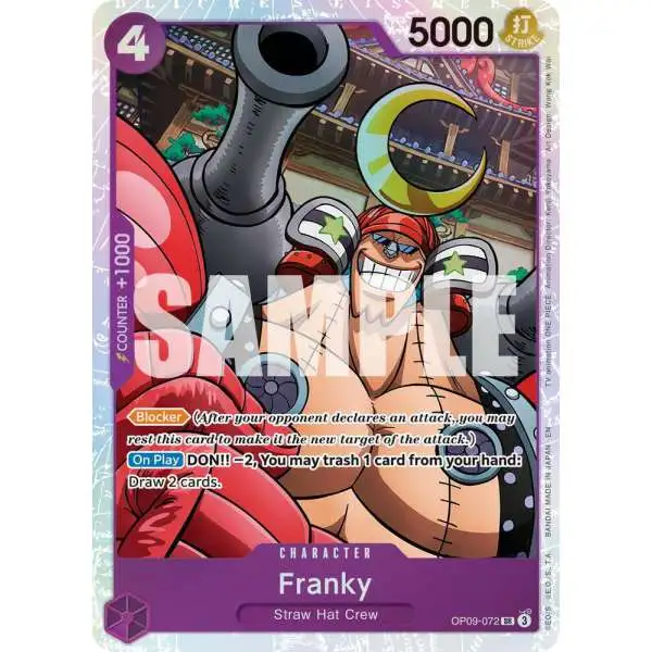 One Piece Trading Card Game Premium Booster -The Best- Vol. 2 Super Rare Franky - OP09-072 OP09-072 [Reprint]