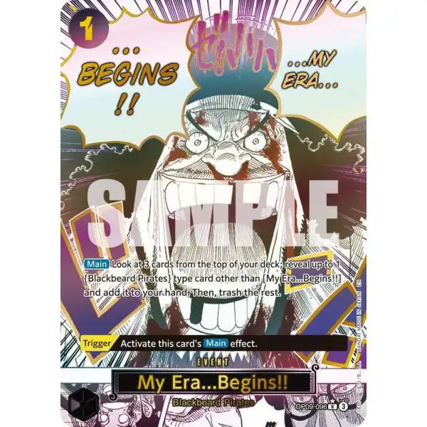 One Piece Trading Card Game Premium Booster -The Best- Vol. 2 Rare My Era...Begins!! OP09-096 [Manga]