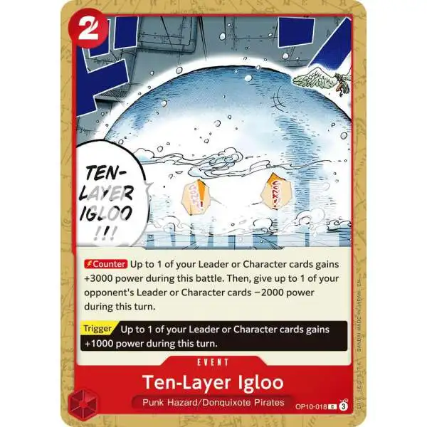 One Piece Trading Card Game Premium Booster -The Best- Vol. 2 Common Ten-Layer Igloo OP10-018 [Reprint]